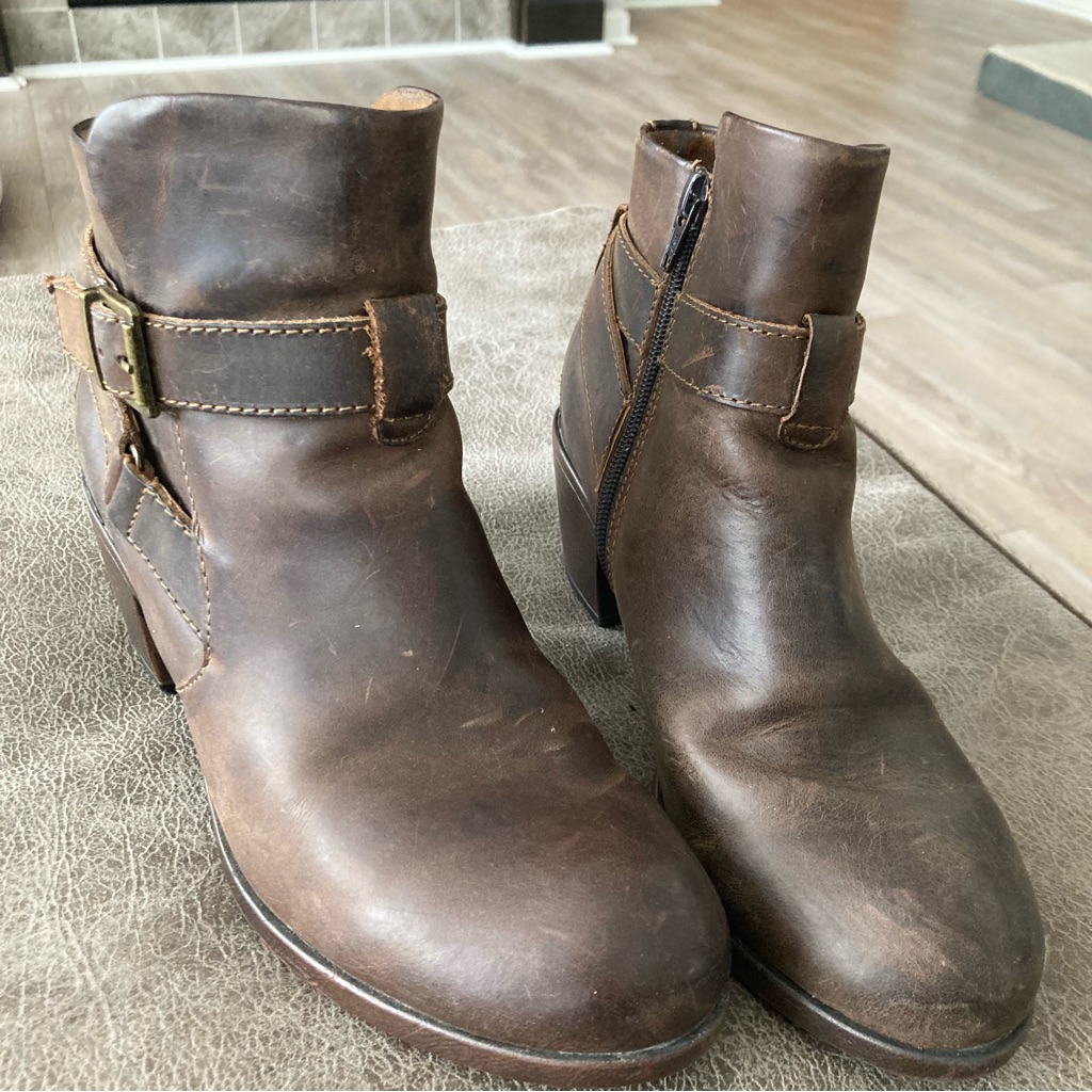Boc Ankle Brown Leather Boot